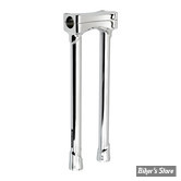 RISERS - BILTWELL - MURDOCK OS - POUR GUIDON DE 1"1/8 / 28.60mm - HAUTEUR : 35.50CM / 14" - CHROME