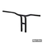 - GUIDON - BILTWELL - TYSON XL PULLBACK HANDLEBAR 14" - HAUTEUR : 14" - TIRAGE ELECTRONIQUE - NOIR