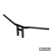 GUIDON BILTWELL TYSON XL - TYSON XL HANDLEBAR  8" - HAUTEUR : 8" - AVEC EMPREINTES / SLOTTED - NOIR