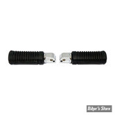 REPOSES PIEDS ARRIERE - SOFTAIL 2018UP - MCS - TYPE ORIGINE - OEM 50500609 / 50500726 - CHROME