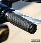 - POIGNEES KURYAKYN - THRESHER GRIPS - TIRAGE ELECTRONIQUE - NOIR SATIN - 5943