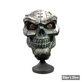 POMMEAU LEVIER DE VITESSE / DECO A POSER - LETHAL THREAT - LT SHIFT KNOB CYBORG SKULL - FILETAGE : 5/16" - 9/16"