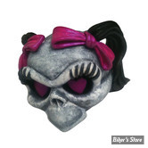 POMMEAU LEVIER DE VITESSE / DECO A POSER - LETHAL THREAT - LT SHIFT KNOB GIRL SKULL - FILETAGE : 5/16" - 9/16"