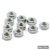 M10 X 1.50 - Ecrou chrome - LE PAQUET DE 10 PIECES