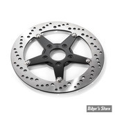 ECLATE DF - PIECE N° 01 - DISQUE AVANT 11.5" - BIGTWIN / SPORTSTER 84/99 - OEM 44136-84A / 44136-92 - KUSTOM TECH - NOIR - COTE GAUCHE 