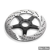 ECLATE DF - PIECE N° 01 - DISQUE AVANT 11.5" - BIGTWIN / SPORTSTER 84/99 - OEM 44136-84A / 44136-92 - KUSTOM TECH - NOIR - COTE DROIT