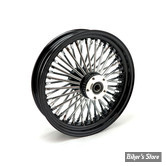 16 x 3.50 - MCS RADIAL 48 FAT SPOKE REAR WHEEL - DYNA 06/07 / TOURING 02/07 / SPORTSTER 05/07 - NOIR