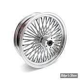 18 x 5.50 - MCS RADIAL 48 FAT SPOKE REAR WHEEL - TOURING 02/07 / V-ROD 02/06 - ARRIERE - CHROME