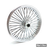 21 x 3.50 - MCS RADIAL 48 FAT SPOKE FRONT WHEEL - TOURING 2000/2007 - CHROME