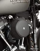 KIT FILTRE A AIR A.NESS - MILWAUKEE EIGHT TOURING 17UP / SOFTAIL 18UP - STAGE 1 BIG SUCKER AIR CLEANER KIT - LISSE - NOIR - 18-306