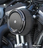 KIT FILTRE A AIR A.NESS - MILWAUKEE EIGHT TOURING 17UP / SOFTAIL 18UP - STAGE 1 BIG SUCKER AIR CLEANER KIT - BEVELED - NOIR - 18-309