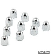 1/4-20 - ECROU ACORN LOW CROWN - CHROME - LES 10 PIECES