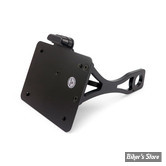 - SWITZERLAND - PLAQUE LATERALE CULT WERK - DYNA 2015/2017 - SIDE MOUNT LICENSE PLATE BRACKET - FORMAT : 180MM X 140MM - NOIR - HD-DYN014-CH