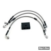 - DURITE DE FREIN AVANT - DYNA FXDF 014/17 ABS - LONGUEUR : +000 - 2 DISQUES - OEM 44084-12A - GOODRIDGE - INOX - HD0200-3FC-CL