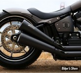  ECHAPPEMENT FRED KODLIN - SOFTAIL FLFB/FXBR 18UP - UPSWEPT PERFORMANCE EXHAUST - NOIR