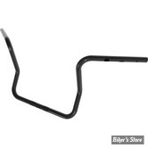 GUIDON APEHANGER 1" - HAUTEUR : 25.40CM / 10" - MAGNUM - BAGGER STYLE Handlebar - FLHX 23UP - NOIR BRILLANT - 4HB-2610