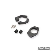 AV / KIT DE DEPLACEMENT DE CLIGNOTANTS AVANT - POUR TUBES DE FOURCHE DE 49MM - DAYTONA - NOIR - 89861