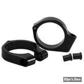 AV / KIT DE DEPLACEMENT DE CLIGNOTANTS AVANT - POUR TUBES DE FOURCHE DE 35MM - MOTONE - NOIR - PXN035B