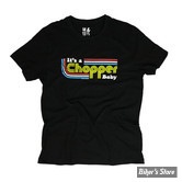 TEE-SHIRT - 13 1/2 - IT'S A CHOPPER BABY - NOIR - TAILLE XS