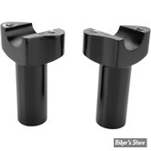 RISERS  DE POTENCE - HAUTEUR 3.5" - DRAG SPECIALTIES - DROITS - HAUTEUR 3.5" / 89MM - NOIR