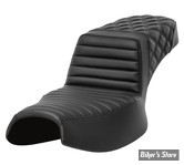 SELLE DUO - INDIAN CHALLENGER 2020UP -  SADDLEMEN - Step Up Seat - NOIR - SPECIALE GRANDES JAMBES - FRONT TR / REAR LS - I20-06E-176