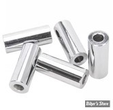 ENTRETOISE - ALESAGE INTERNE : 1/4" - DIAMETRE EXTERNE : 14MM - LONGUEUR : 35.00MM - CHROME - LE PAQUET DE 5 PIECES