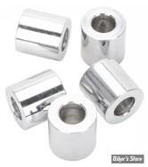 ENTRETOISE - ALESAGE INTERNE : 5/16" - DIAMETRE EXTERNE : 16MM - LONGUEUR : 16.00MM - CHROME - LE PAQUET DE 5 PIECES