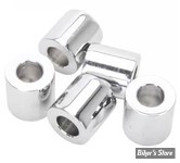 Entretoise - ALESAGE INTERNE : 3/8" - DIAMETRE EXTERNE : 19MM - LONGUEUR : 19.00 mm - CHROME - LE PAQUET DE 5 PIECES