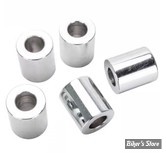 Entretoise - ALESAGE INTERNE : 3/8" - DIAMETRE EXTERNE : 19MM - LONGUEUR : 22.20mm - CHROME - LE PAQUET DE 5 PIECES