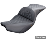 SELLE DUO - INDIAN 2014UP -  SADDLEMEN - Roadsofa™ Lattice Stitch LS SEAT - CHAUFFANTE - SANS DOSSIER - I14-07-182HCT