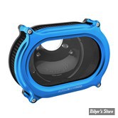 FILTRE A AIR - A.NESS - MILWAUKEE EIGHT 2023UP - METHOD OVAL AIR CLEANER - FINITION : BLEU ANODISÉ - 600-217
