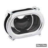 - FILTRE A AIR - ARLEN NESS - METHOD OVAL AIR CLEANER - TOURING 08/16 / SOFTAIL 16/17 / DYNA FXDLS 16/17 - FINITION : CHROME - 600-251