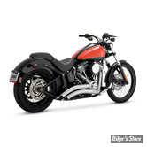 ECHAPPEMENT HOMOLOGUE - SOFTAIL 87/99 - THORCAT / VANCE & HINES - BIG RADIUS 2 EN 2  - HOMOLOGUE ECE - CHROME 