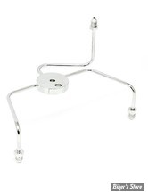 REPARTITEUR DE FREIN AVANT - DOUBLE DISQUES - WIDE GLIDE - AN3 X 3 - CHROME - (NEUF: NI REPRIS, NI ECHANGEE)