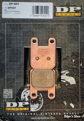 - PLAQUETTES POUR ETRIERS PERFORMANCE MACHINE - 125 X 2 - 125 X 4SL - 125 X 4S - DP BRAKES - METAL FRITTE - DP607