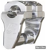 POUR GUIDON Ø 25.40 MM - RISERS PIVOTANTS - ROX SPEED FX - PATRIOT Pivoting Bar Risers for V-Twin Bikes - HAUTEUR : 50,80 MM / 2" - ALUMINIUM USINE - 4R-P2RX-M
