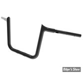 GUIDON 32mm SUR RISERS 32MM - HAUTEUR : 35.40CM / 14" - MAGNUM - VIKING WARRIOR  Handlebar - Bagger  32MM / 1 1/4" - FLTRX 23UP / SOFTAIL 25UP - NOIR BRILLANT - 4HB-2714