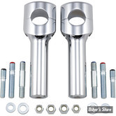 38MM - RISERS DRAG SPECIALTIES - BIG BUFFALO - HAUTEUR :150.00 MM / 6" - CHROME