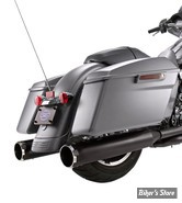 SILENCIEUX S&S - MK45 4 1/2" PERFORMANCE MUFFLERS ECE - TOURING 17UP - NOIR - EMBOUTS THRUSTER CHROME / NOIR - 550-0862