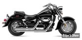 ECHAPPEMENT COBRA - SPEEDSTER - SLASH DOWN - HONDA 1800 VTX C 02/07 / SHADOW C 750 2007 - CHROME