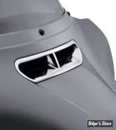 ENJOLIVEUR / INSERT D'ENTREE D'AIR - OEM 61300505 - Splitstream Vent Trim – Batwing Fairing - CHROME