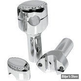 32MM - LA CHOPPERS - HEFTY - DRILLED - 4" - CHROME