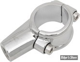 ø 25,40mm - COLLIER DE FIXATION UNIVERSEL - EMGO - FILETAGE VERTICAL : M10 A DROITE - CHROME - 20-28128