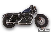 SILENCIEUX FALCON CUSTOM PARTS - SPORTSTER 06/13 - DOUBLE GROOVE - INOX POLI