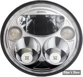 7" - OPTIQUE CUSTOM DYNAMICS  - 7" TRUBEAM® LED HALO HEADLAMP - CHROME - CDTB-7-C