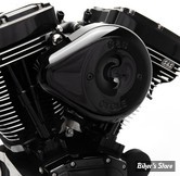 FILTRE A AIR - S&S - Stealth Air Cleaner Kit with Teardrop - TOURING 02/07 / SOFTAIL 01/15 / DYNA 04/17 - TEARDROP AIR CLEANER KIT - NOIR - 170-0529