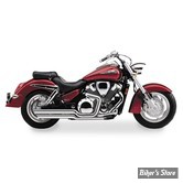 ECHAPPEMENT COBRA - SPEEDSTER - SLASH DOWN - HONDA 1800 VTX N/R/S 03/08 / SHADOW AERO C 750 2004 - CHROME