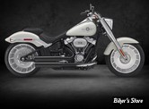 ECHAPPEMENT - KESSTECH - SOFTAIL M8 FLFB / FXRB/S 114CI 18/20 - FUSION LONG 2 EN 2 / EMBOUT : STRAIGHT CUT SHORT - NOIR