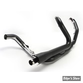 - COLLECTEUR TOURING 17UP MILWAUKEE EIGHT - COBRA - INDEPENDANT DUAL HEAD PIPES WITH POWER PORT - NOIR - 6255RB