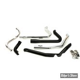 - COLLECTEUR TOURING 17UP MILWAUKEE EIGHT - COBRA - TRUE DUAL - NOIR - 6257RB